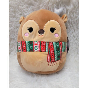Squishmallow Darla The Reindeer 10" Claire's Exclusive Christmas Winter Plush